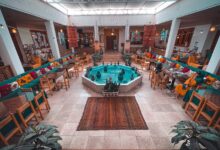 مطعم ماداربوزورج في جزيرة كيش