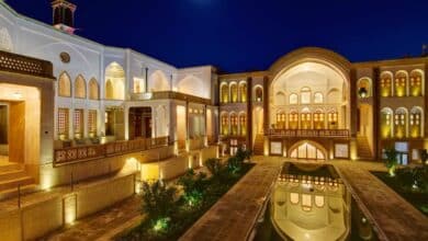 بيت منوچهري: بين الأصالة والفخامة بيت منوشهري، كاشان، إيران